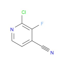 Aobchem&nbsp;2-Chloro-3-fluoroisonicotinonitrile |  ≥97% |  CAS 870065-56-8 |  C6H2ClFN2 |  5g