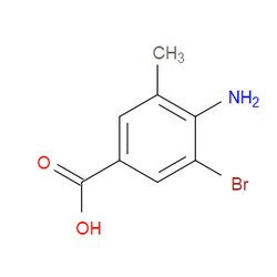 Aobchem&nbsp;4-Amino-3-bromo-5-methylbenzoic acid |  ≥95% |  CAS 860787-42-4 |  C8H8BrNO2 |  1g