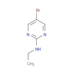 Aobchem&nbsp;5-Bromo-N-ethylpyrimidin-2-amine |  ≥95% |  CAS 4214-67-9 |  C6H8BrN3 |  5g