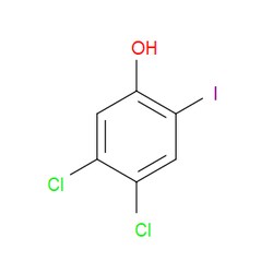 Aobchem&nbsp;4 5-Dichloro-2-iodophenol |  ≥97% |  CAS 89284-71-9 |  C6H3Cl2IO |  1g