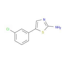 Aobchem&nbsp;5-(3-Chlorophenyl)thiazol-2-amine |  ≥97% |  CAS 1249447-08-2 |  C9H7ClN2S |  1g