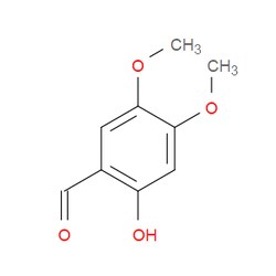 Aobchem&nbsp;4 5-Dimethoxy-2-hydroxybenzaldehyde |  ≥97% |  CAS 14382-91-3 |  C9H10O4 |  1g
