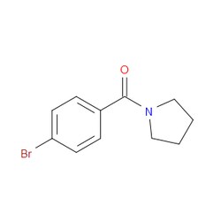 Aobchem&nbsp;(4-Bromophenyl)(pyrrolidin-1-yl)methanone |  ≥97% |  CAS 5543-27-1 |  C11H12BrNO |  10g