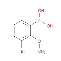 Aobchem&nbsp;3-Bromo-2-methoxyphenylboronic acid |  ≥97% |  CAS 352525-80-5 |  C7H8BBrO3 |  10g