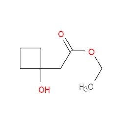 Aobchem&nbsp;Ethyl 2-(1-hydroxycyclobutyl)acetate |  ≥97% |  CAS 27784-32-3 |  C8H14O3 |  250mg