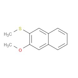 Aobchem&nbsp;(3-Methoxynaphthalen-2-yl)(methyl)sulfane |  ≥97% |  CAS 1310197-64-8 |  C12H12OS |  5g
