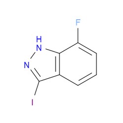 Aobchem&nbsp;7-Fluoro-3-iodo-1H-indazole |  ≥97% |  CAS 944904-38-5 |  C7H4FIN2 |  10g