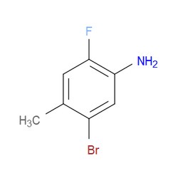Aobchem&nbsp;5-Bromo-2-fluoro-4-methylaniline |  ≥97% |  CAS 945244-29-1 |  C7H7BrFN |  5g