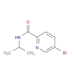 Aobchem&nbsp;5-Bromo-N-isopropylpicolinamide |  ≥97% |  CAS 845305-90-0 |  C9H11BrN2O |  1g