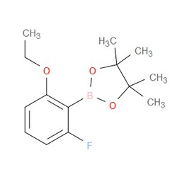 Aobchem&nbsp;2-(2-Ethoxy-6-fluorophenyl)-4 4 5 5-tetramethyl-1 3 2-dioxaborolane |  ≥97% |  CAS 1689470-54-9 |  C14H20BFO3 |  5g
