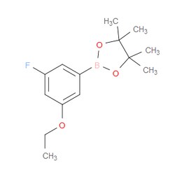 Aobchem&nbsp;2-(3-Ethoxy-5-fluorophenyl)-4 4 5 5-tetramethyl-1 3 2-dioxaborolane |  ≥97% |  CAS 1416367-03-7 |  C14H20BFO3 |  5g