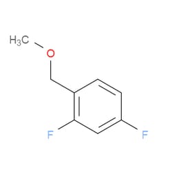 Aobchem&nbsp;2 4-Difluoro-1-(methoxymethyl)benzene |  ≥95% |  CAS 1896173-52-6 |  C8H8F2O |  1g