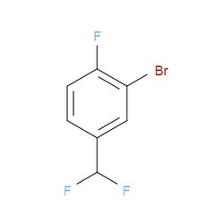Aobchem&nbsp;2-Bromo-4-(difluoromethyl)-1-fluorobenzene |  ≥97% |  CAS 886509-99-5 |  C7H4BrF3 |  1g