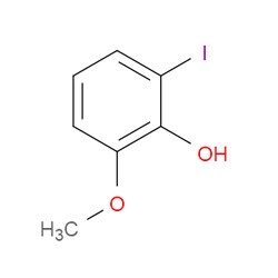 Aobchem&nbsp;2-Iodo-6-methoxyphenol |  ≥97% |  CAS 111726-46-6 |  C7H7IO2 |  1g