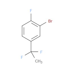 Aobchem&nbsp;2-Bromo-4-(1 1-difluoroethyl)-1-fluorobenzene |  ≥97% |  CAS 1138444-85-5 |  C8H6BrF3 |  500mg