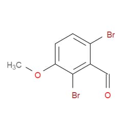 Aobchem&nbsp;2 6-Dibromo-3-methoxybenzaldehyde |  ≥97% |  CAS 486455-81-6 |  C8H6Br2O2 |  10g