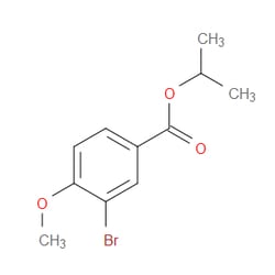 Aobchem&nbsp;Isopropyl 3-bromo-4-methoxybenzoate |  ≥97% |  CAS 883534-61-0 |  C11H13BrO3 |  10g