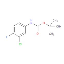 Aobchem&nbsp;Tert-butyl (3-chloro-4-fluorophenyl)carbamate |  ≥97% |  CAS 119951-96-1 |  C11H13ClFNO2 |  25g