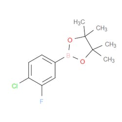 Aobchem&nbsp;4-Chloro-3-fluorophenylboronic acid pinacol ester |  ≥95% |  CAS 627525-83-1 |  C12H15BClFO2 |  500mg