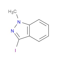 Aobchem&nbsp;3-Iodo-1-methyl-1H-indazole |  ≥95% |  CAS 52088-10-5 |  C8H7IN2 |  5g