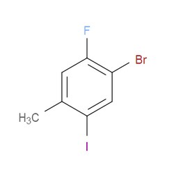 Aobchem&nbsp;1-Bromo-2-fluoro-5-iodo-4-methylbenzene |  ≥97% |  CAS 870704-15-7 |  C7H5BrFI |  25g