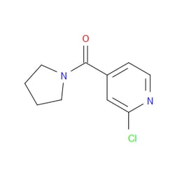 Aobchem&nbsp;(2-Chloropyridin-4-yl)(pyrrolidin-1-yl)methanone |  ≥97% |  CAS 720693-06-1 |  C10H11ClN2O |  10g