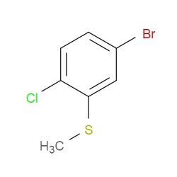 Aobchem&nbsp;(5-Bromo-2-chlorophenyl)(methyl)sulfane |  ≥97% |  CAS 740806-64-8 |  C7H6BrClS |  5g