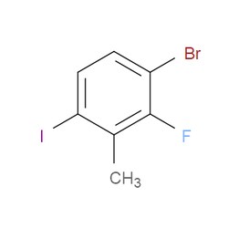 Aobchem&nbsp;1-Bromo-2-fluoro-4-iodo-3-methylbenzene |  ≥97% |  CAS 1000576-29-3 |  C7H5BrFI |  5g