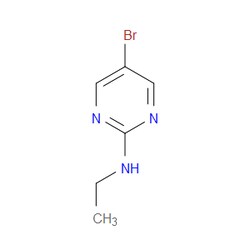 Aobchem&nbsp;5-Bromo-N-ethylpyrimidin-2-amine |  ≥95% |  CAS 4214-67-9 |  C6H8BrN3 |  1g