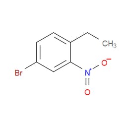Aobchem&nbsp;4-Bromo-1-ethyl-2-nitrobenzene |  ≥97% |  CAS 10342-66-2 |  C8H8BrNO2 |  5g