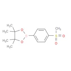 Aobchem&nbsp;4-(Methanesulfonyl)phenylboronic acid  pinacol ester |  ≥97% |  CAS 603143-27-7 |  C13H19BO4S |  10g