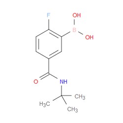 Aobchem&nbsp;5-(Tert-butylcarbmoyl)-2-fluorophenylboronic acid |  ≥97% |  CAS 874289-51-7 |  C11H15BFNO3 |  10g