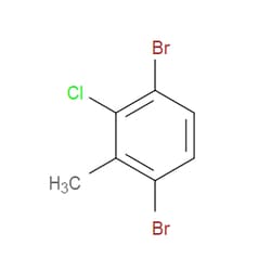 Aobchem&nbsp;1 4-Dibromo-2-chloro-3-methylbenzene |  ≥97% |  CAS 1000573-62-5 |  C7H5Br2Cl |  250mg