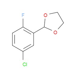 Aobchem&nbsp;2-(5-Chloro-2-fluorophenyl)-1 3-dioxolane |  ≥95% |  CAS 773087-57-3 |  C9H8ClFO2 |  1g