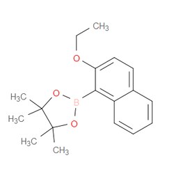 Aobchem&nbsp;2-(2-Ethoxynaphthalen-1-yl)-4 4 5 5-tetramethyl-1 3 2-dioxaborolane |  ≥95% |  CAS 2246703-71-7 |  C18H23BO3 |  5g