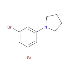 Aobchem&nbsp;1-(3 5-Dibromophenyl)pyrrolidine |  ≥97% |  CAS 1245563-15-8 |  C10H11Br2N |  5g