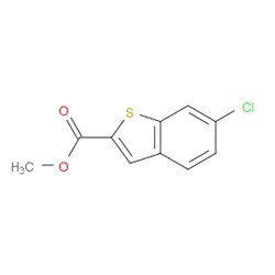Aobchem&nbsp;Methyl 6-chlorobenzo[b]thiophene-2-carboxylate |  ≥97% |  CAS 104795-85-9 |  C10H7ClO2S |  500mg