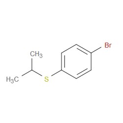 Aobchem&nbsp;(4-Bromophenyl)(isopropyl)sulfane |  ≥97% |  CAS 70398-89-9 |  C9H11BrS |  25g