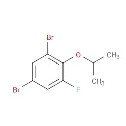 Aobchem&nbsp;1 5-Dibromo-3-fluoro-2-isopropoxybenzene |  ≥95% |  CAS 2404733-61-3 |  C9H9Br2FO |  1g