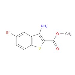 Aobchem&nbsp;Methyl 3-amino-5-bromobenzo[b]thiophene-2-carboxylate |  ≥97% |  CAS 1036380-75-2 |  C10H8BrNO2S |  250mg