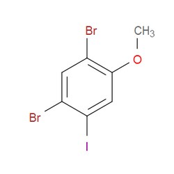 Aobchem&nbsp;1 5-Dibromo-2-iodo-4-methoxybenzene |  ≥95% |  CAS 1695962-39-0 |  C7H5Br2IO |  250mg