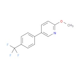 Aobchem&nbsp;2-Methoxy-5-(4-(trifluoromethyl)phenyl)pyridine |  ≥95% |  CAS 1261467-29-1 |  C13H10F3NO |  5g