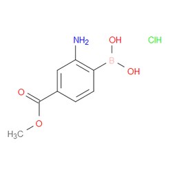 Aobchem&nbsp;2-Amino-4-methoxycarbonylphenylboronic acid HCl |  ≥97% |  CAS 380430-55-7 |  C8H11BClNO4 |  1g