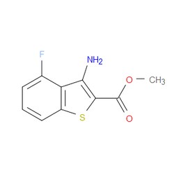 Aobchem&nbsp;Methyl 3-amino-4-fluorobenzo[b]thiophene-2-carboxylate |  ≥97% |  CAS 144899-95-6 |  C10H8FNO2S |  250mg