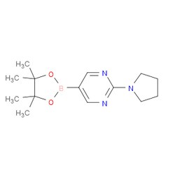 Aobchem&nbsp;2-(Pyrrolidin-1-yl)pyrimidine-5-boronic acid  pinacol ester |  ≥95% |  CAS 1015242-07-5 |  C14H22BN3O2 |  1g