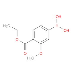Aobchem&nbsp;4-Ethoxycarbonyl-3-methoxyphenylboronic acid |  ≥97% |  CAS 911312-76-0 |  C10H13BO5 |  10g