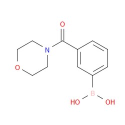 Aobchem&nbsp;(3-(Morpholine-4-carbonyl)phenyl)boronic acid |  ≥97% |  CAS 723281-55-8 |  C11H14BNO4 |  1g