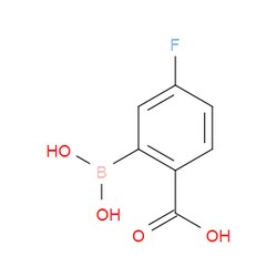 Aobchem&nbsp;2-Carboxy-5-flourophenylboronic acid |  ≥97% |  CAS 874290-62-7 |  C7H6BFO4 |  10g