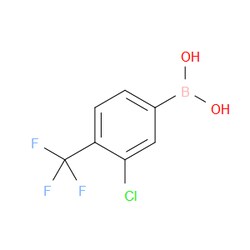 Aobchem&nbsp;3-Chloro-4-(trifluoromethyl)phenylboronic acid |  ≥95% |  CAS 847756-88-1 |  C7H5BClF3O2 |  5g