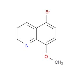 Aobchem&nbsp;5-Bromo-8-methoxyquinoline |  ≥97% |  CAS 10522-47-1 |  C10H8BrNO |  5g